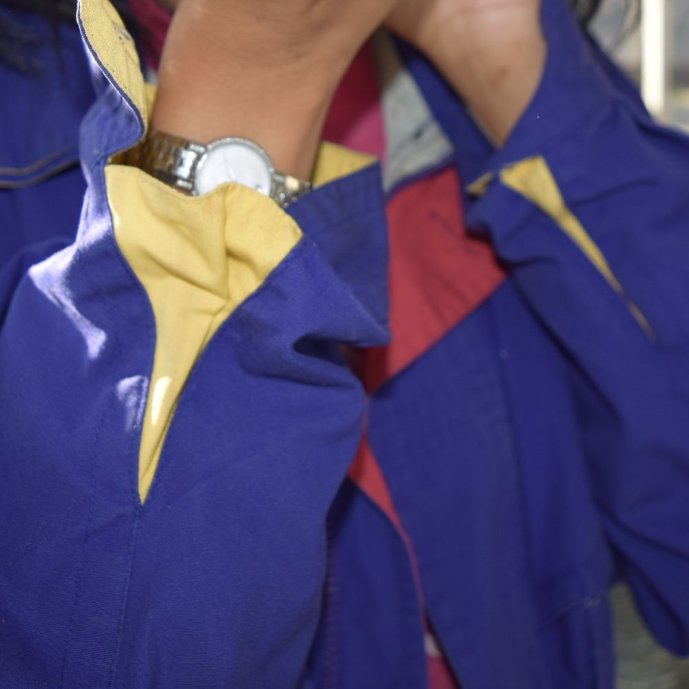 80's Blue/Red/Yellow Jacket - Picture 4 of 5